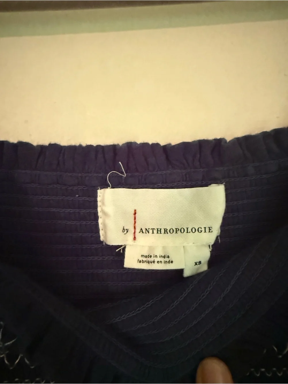 Anthropologie smoked square top